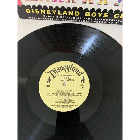 Walt Disney "It's A Small World" LP Record 1289 Disneyland Boys Choir 1965 - Picture 6 of 8